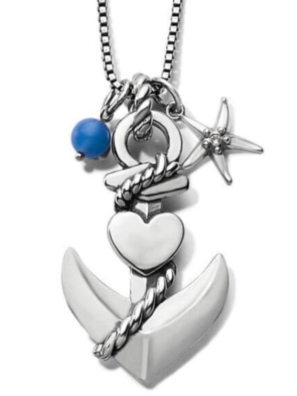 Brighton Cruz Anchor convertible necklace brand new with tags